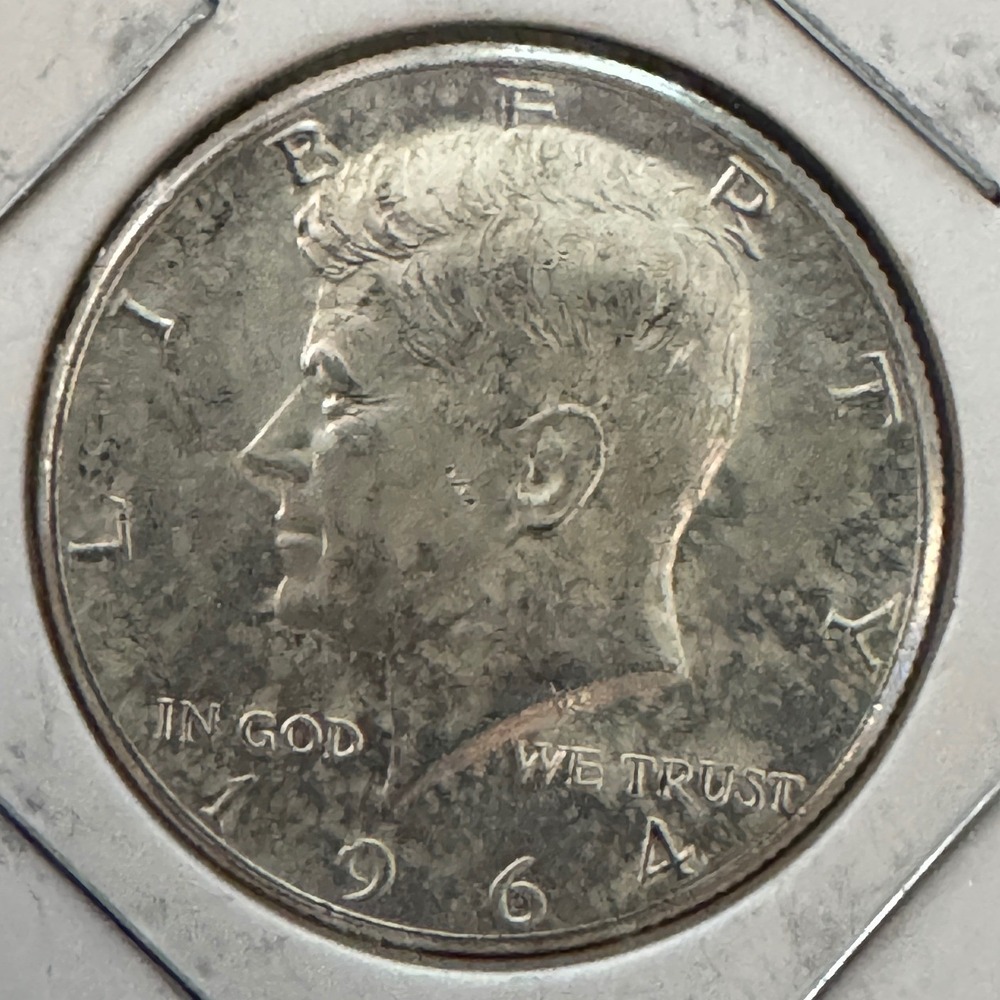 1964-P Kennedy Half Dollar 90% Silver US Coin A-4